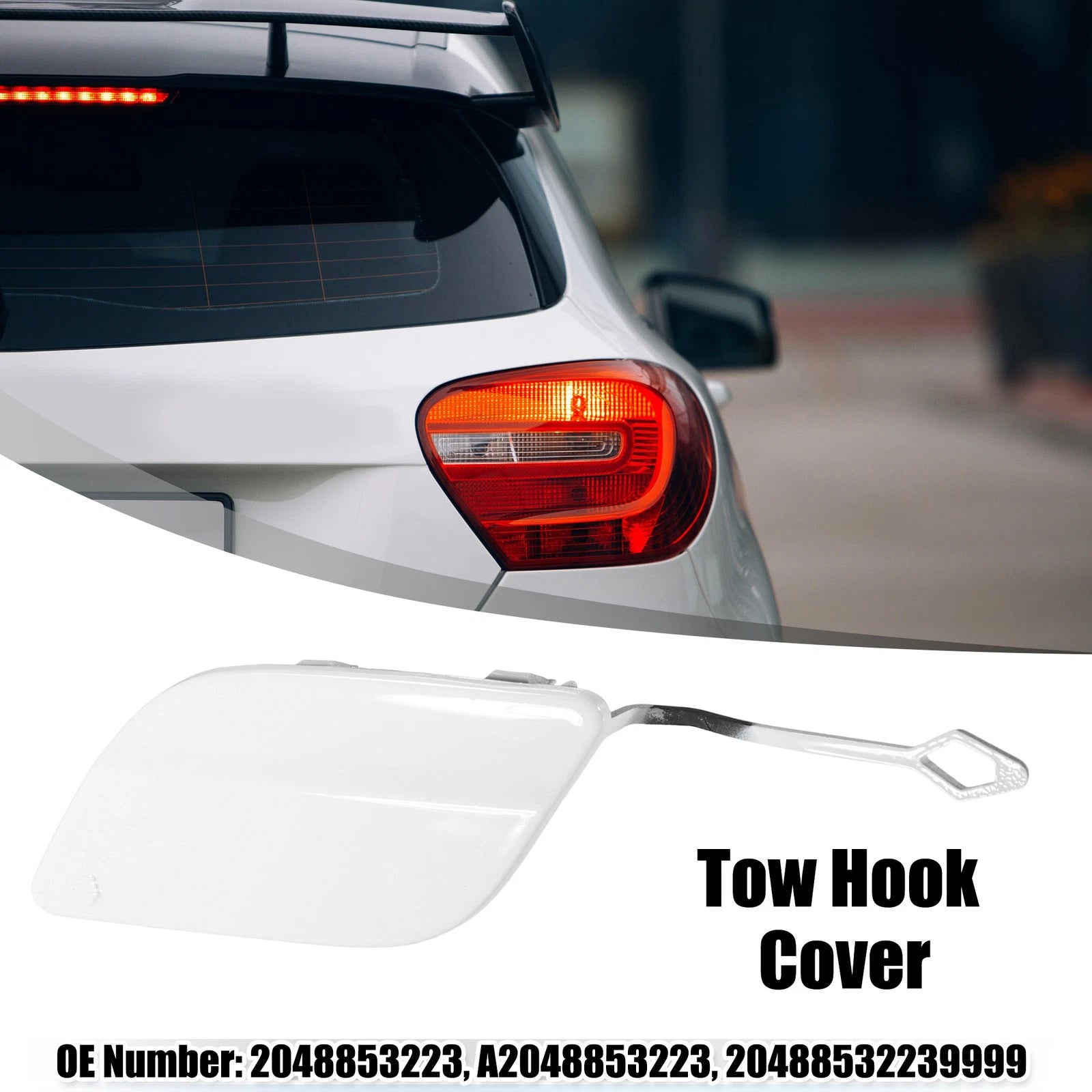 Tow Hook Eye Hole Cover for Mercedes-Benz GLK350, GLK250 (2010–2015)
