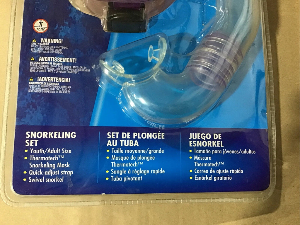 Snorkel Mask & Set for Solstice Swimline 9926 (New Old Stock)
