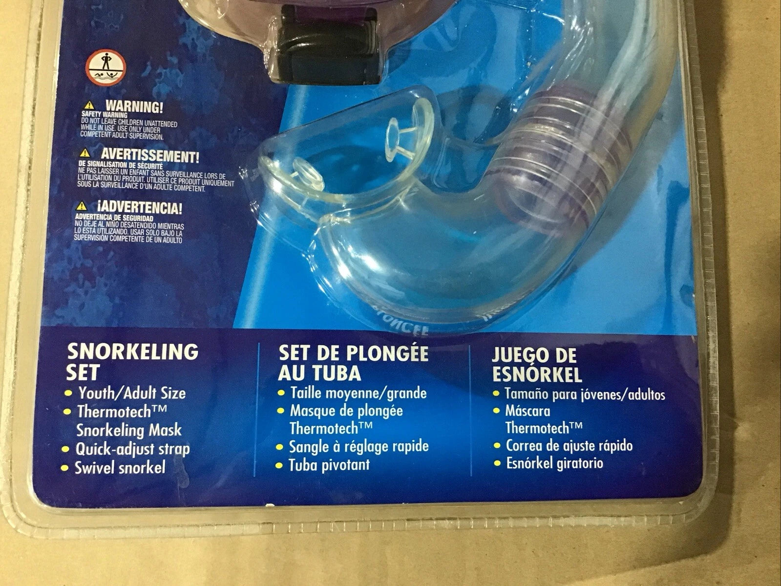 Snorkel Mask & Set for Solstice Swimline 9926 (New Old Stock)