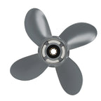 4 Blade Propeller for Honda BF8 BF15 Yamaha F9.9 F15 F20 (9.9-20HP) 10" Pitch