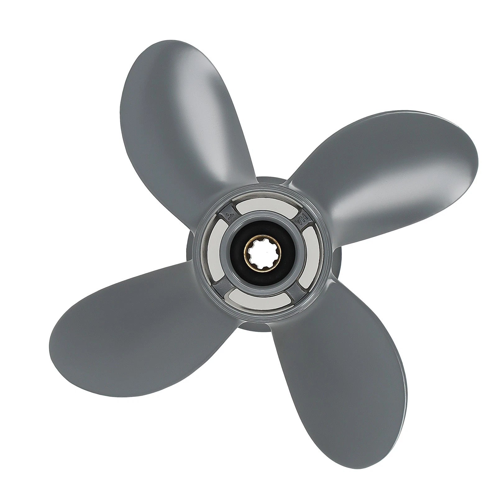 4 Blade Propeller for Honda BF8 BF15 Yamaha F9.9 F15 F20 (9.9-20HP) 10" Pitch