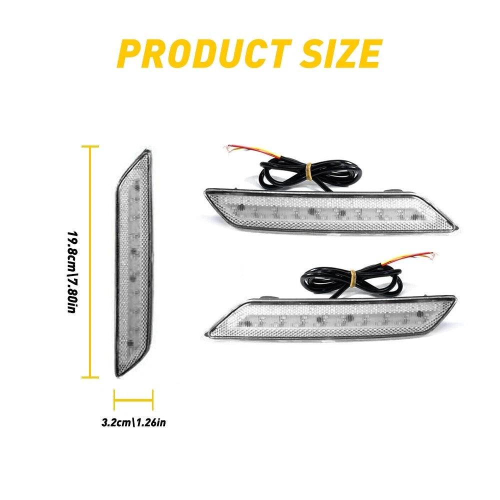 LED Rear Bumper Reflector Light for Honda Civic (2013–2015)