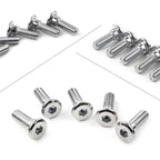 5 x M8x25mm Steel Bolts Hex Socket Disc Brake Rotor Screws Fasteners