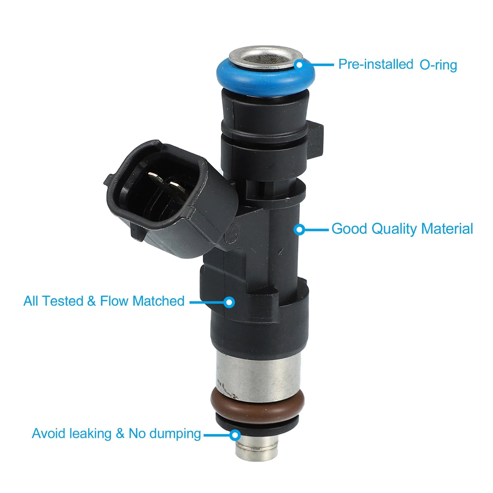 Set of 6 Fuel Injector Nozzles for Nissan Xterra V6 (2006–2015) 0280158007