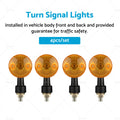4X Turn Signals Amber for Harley Motorcycle (2002–2023)