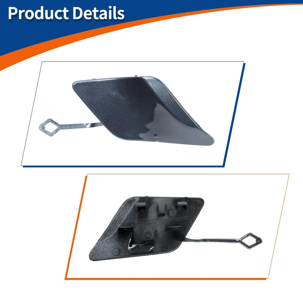 Tow Hook Cover for Mercedes-Benz Front Car Bumper Tenorite Grey (2012-2018)