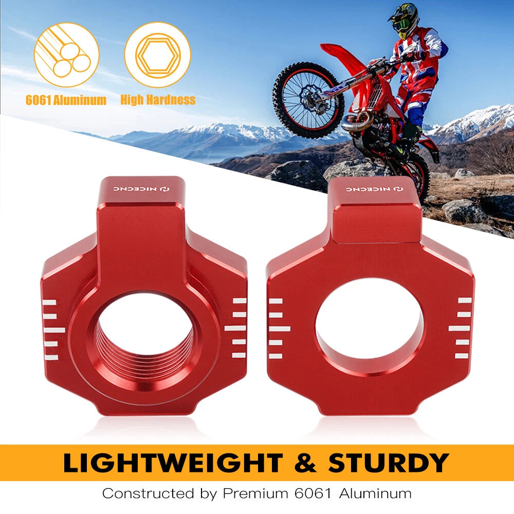 Chain Adjuster Axle Blocks for Beta RR-S 350 390 430 500 RR/Xtrainer 300 (2015–2022)