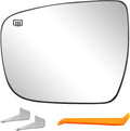 Heated Convex Rearview Mirror Glass for Nissan Rogue (2014–2019)