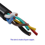 7-Pin 7-Way Trailer Cable Cord Connector for Trucks (8 FT)