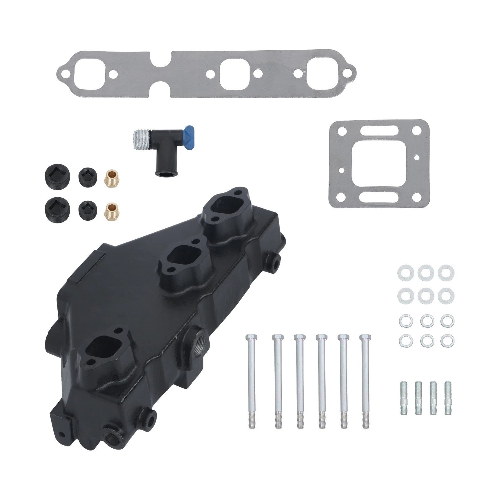 Set of 2 Exhaust Manifolds for Mercruiser 4.3L V6 (1985–2002)