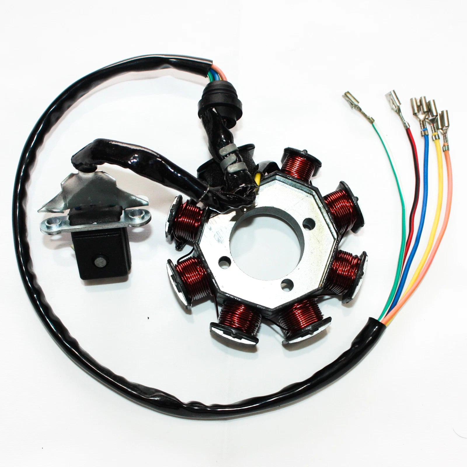 8 Pole Magneto Flywheel Stator for PIT Quad Dirt Bike ATV (150cc–250cc)