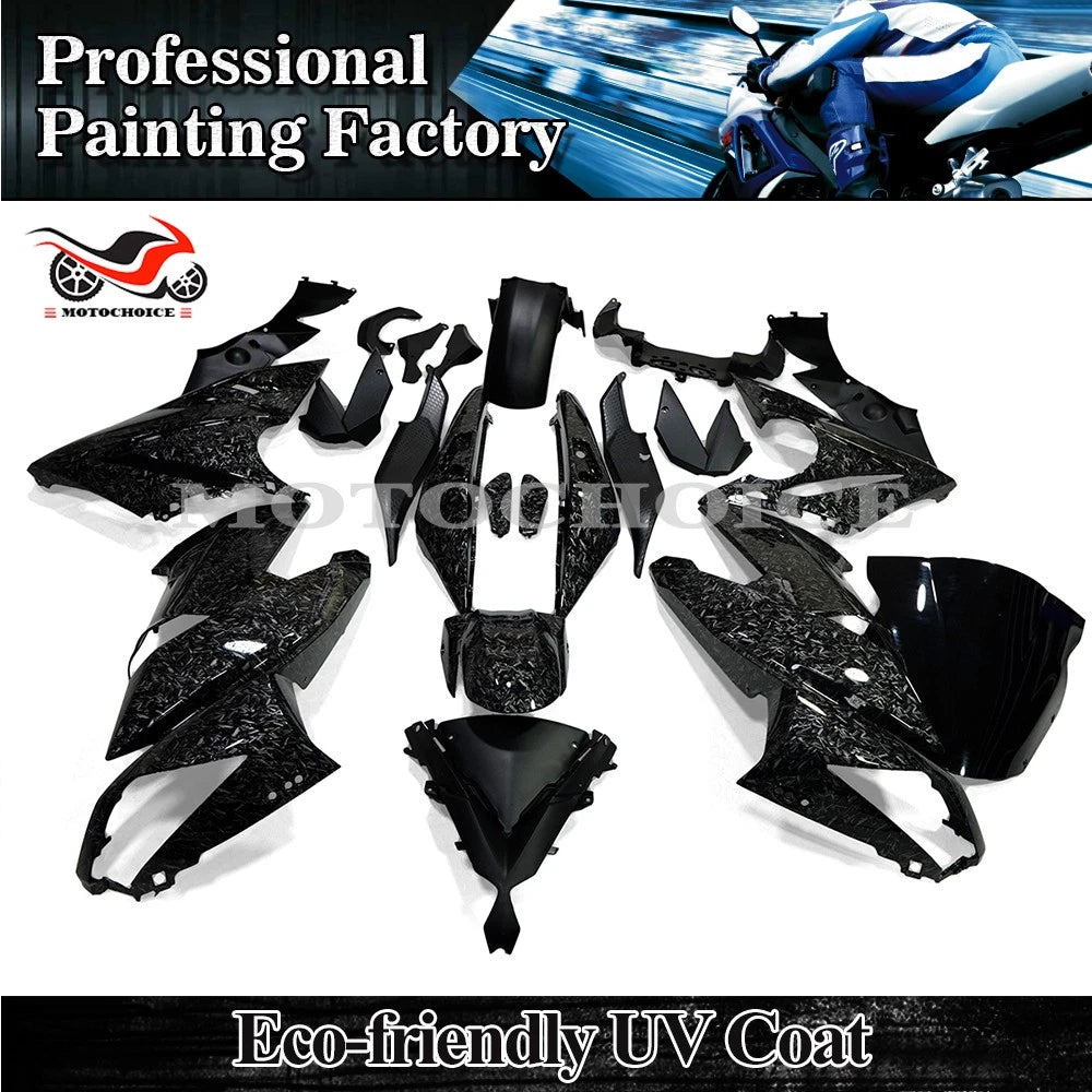 Forged Carbon Fiber Fairing Kit for Kawasaki Ninja 650R ER-6F (2009–2011)
