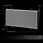 Aluminum Core Radiator for Volvo V40 S40 (2000–2004) DPI 2400