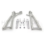 Rear Passenger Foot Pegs Brackets for Yamaha YZF R6S (2006–2010) Silver