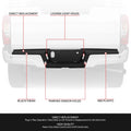 Rear Bumper Step Pad for Ford F-250 F-350 SD (2017–2022) w/ Park Sensor Holes