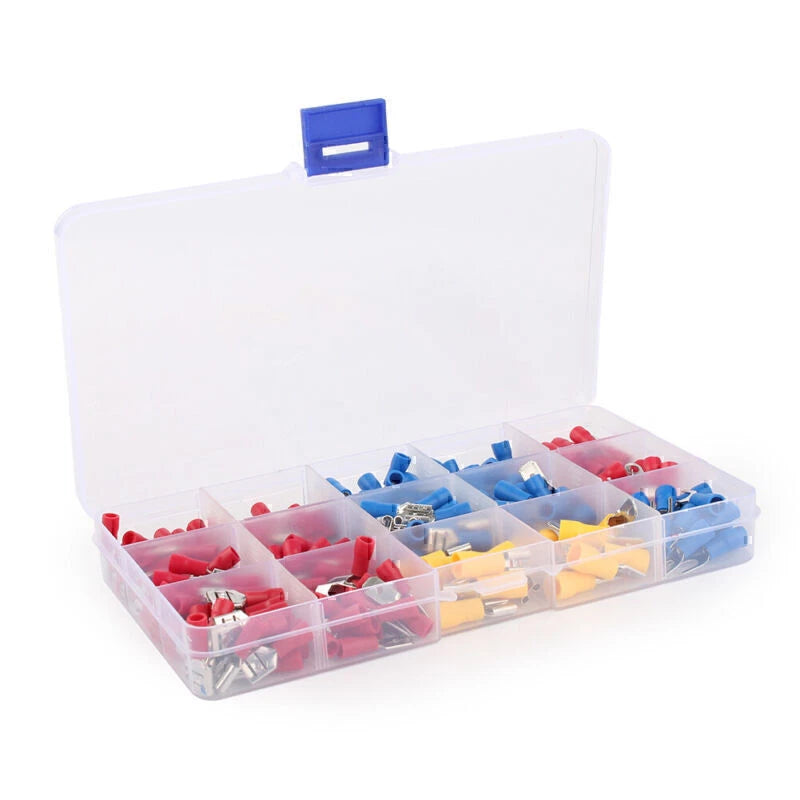 280pcs Crimp Spade Terminal Insulated Wire Connector Kit