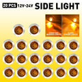 20X LED Strobe+Steady Marker Lights for Golf Cart EV (12-24V)
