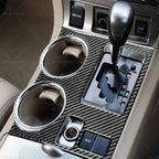 2pcs Carbon Fiber Gear Shift Console Trim for Toyota Kluger (2008–2013)