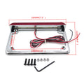 Chrome License Plate Frame with 6" LED for Honda/Suzuki/Yamaha/Kawasaki/Harley
