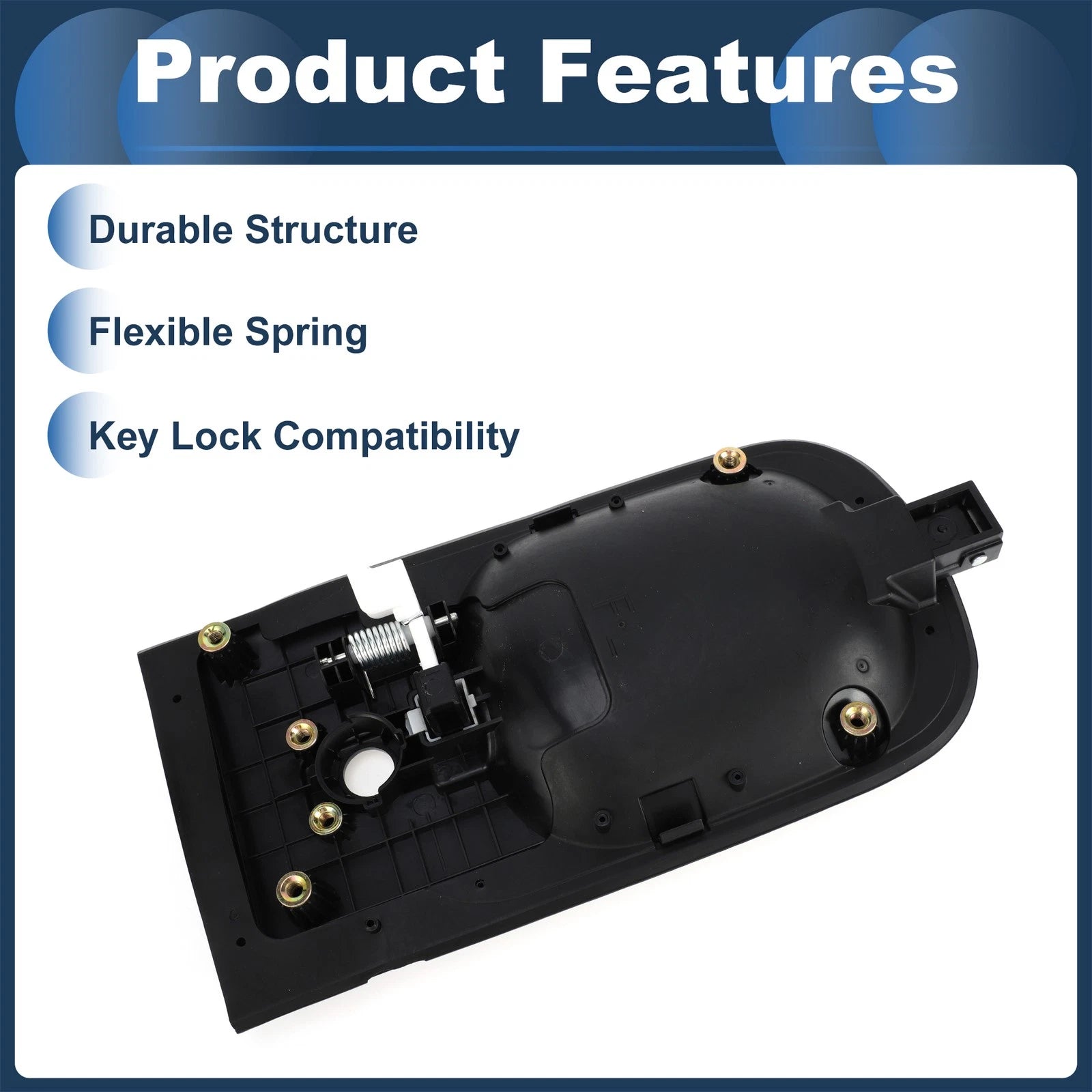 Front Left Door Handle for Hyundai H1 Starex (2007–2009) - Black
