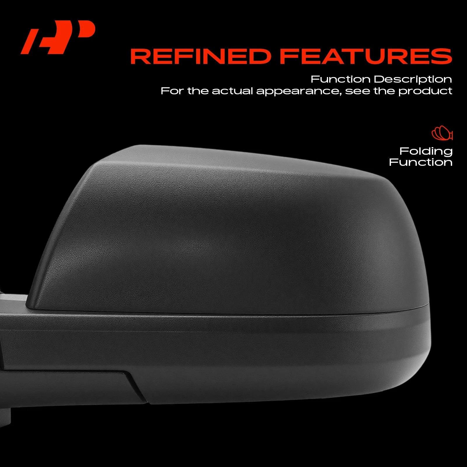 Driver Power Mirror w Manual Folding Texture for Toyota Tundra (2014–2021)