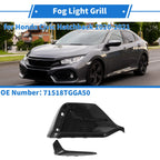 Rear Left Fog Light Grill No. 71518TGGA50 for Honda Civic Hatchback (2020–2021)