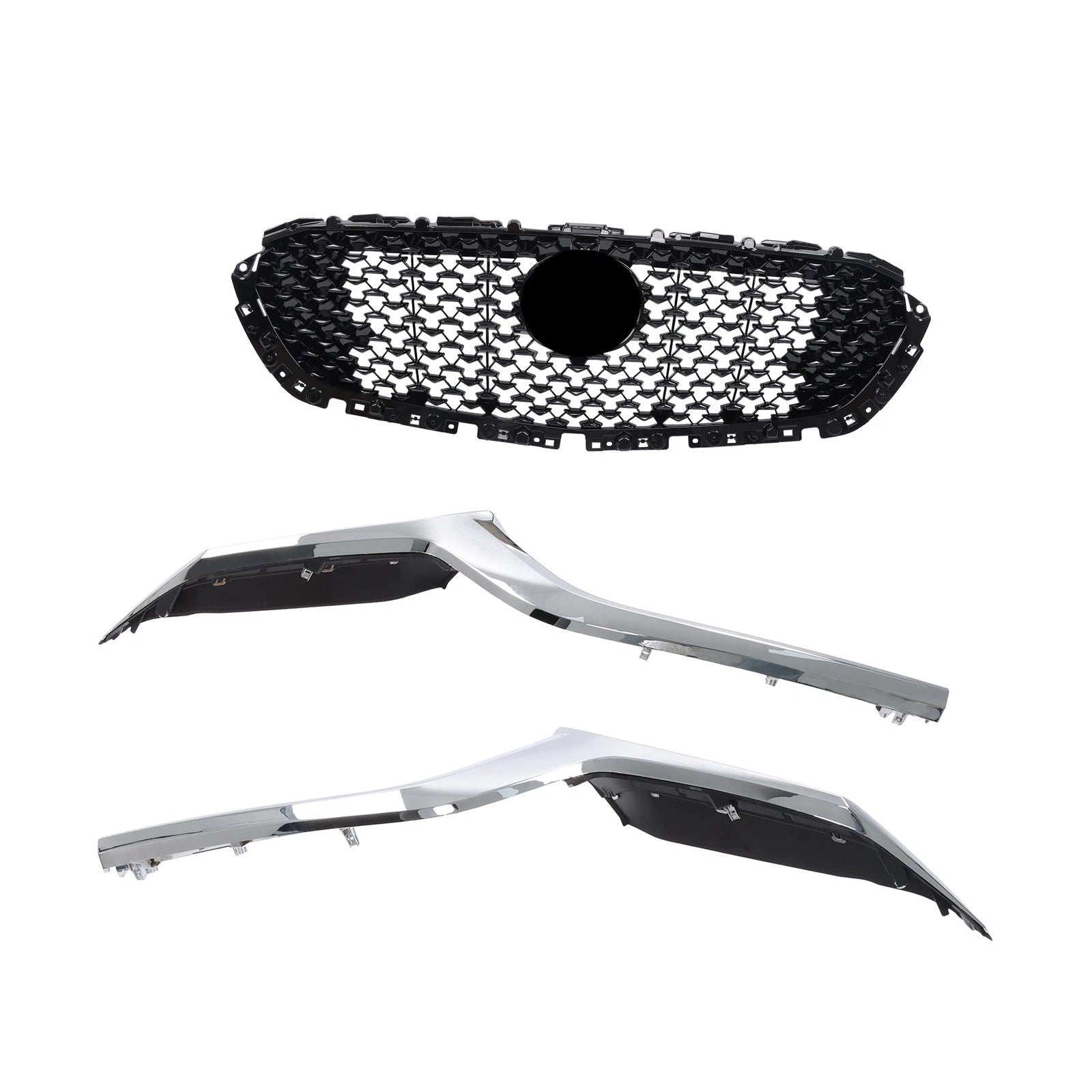 Front Center Grille & LH/RH Trim for Mazda CX-30 (2020-2023)