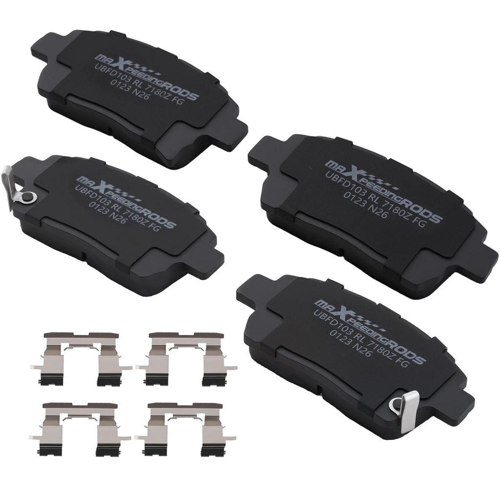 Front Ceramic Brake Pads Kit for Toyota Celica (2000), Echo (2001–2005), Prius (2001–2009)