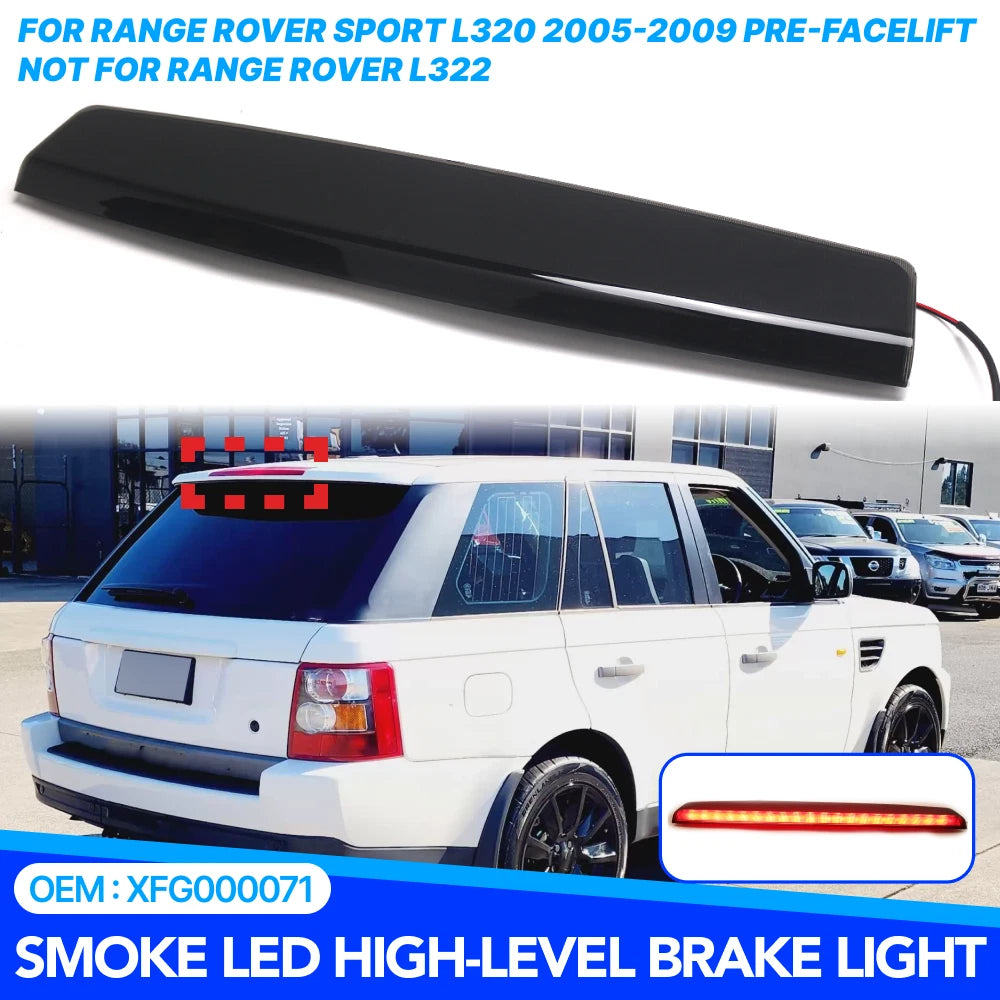 1Pcs Smoke LED Third Brake Light for Range Rover Sport L320 (2005–2009)