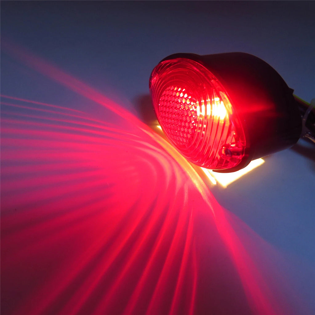 LED Tail Brake Light License Plate for Bobber Chopper Cruiser