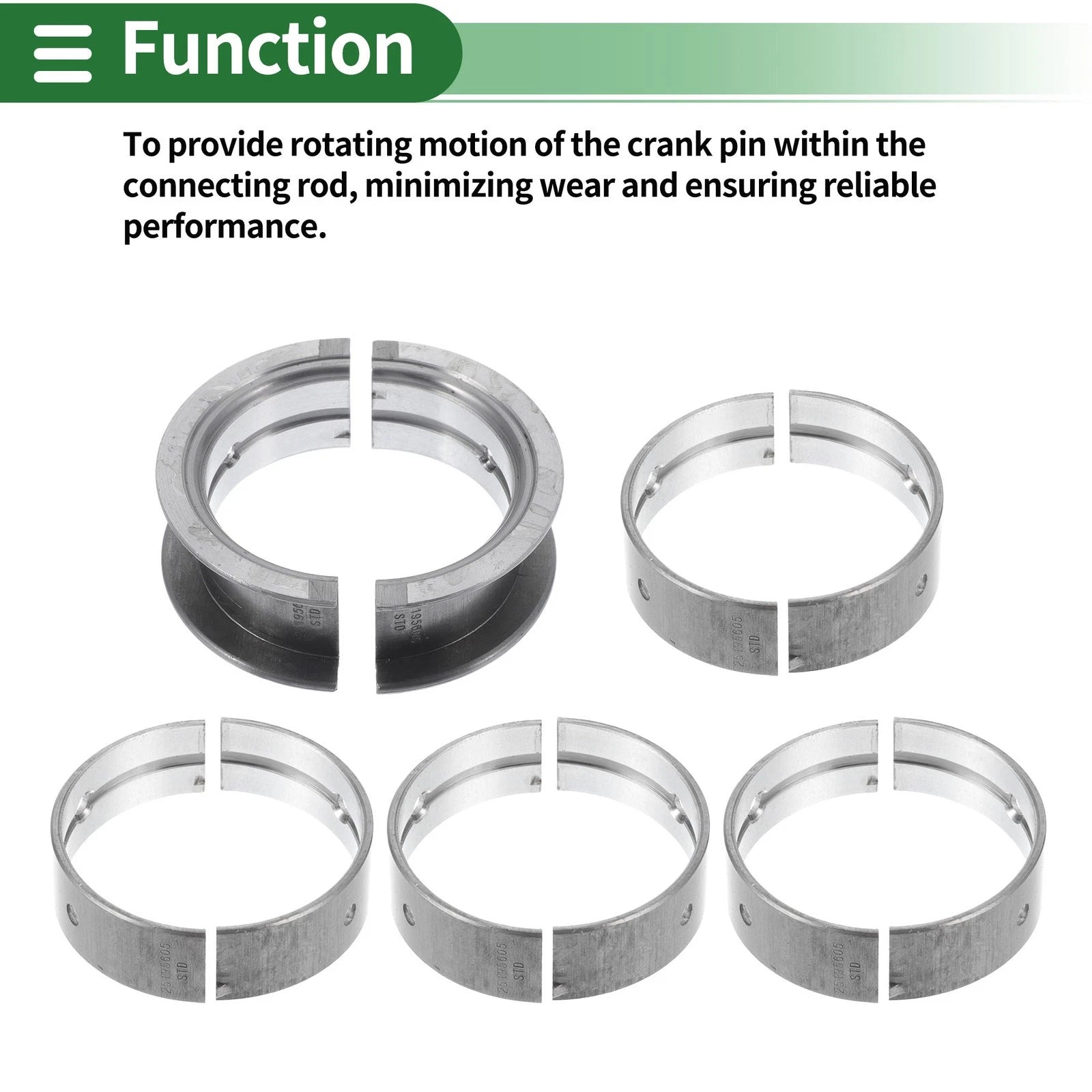 Main Bearing Set No. 25195605 for Chevrolet Cruze (2011–2016)