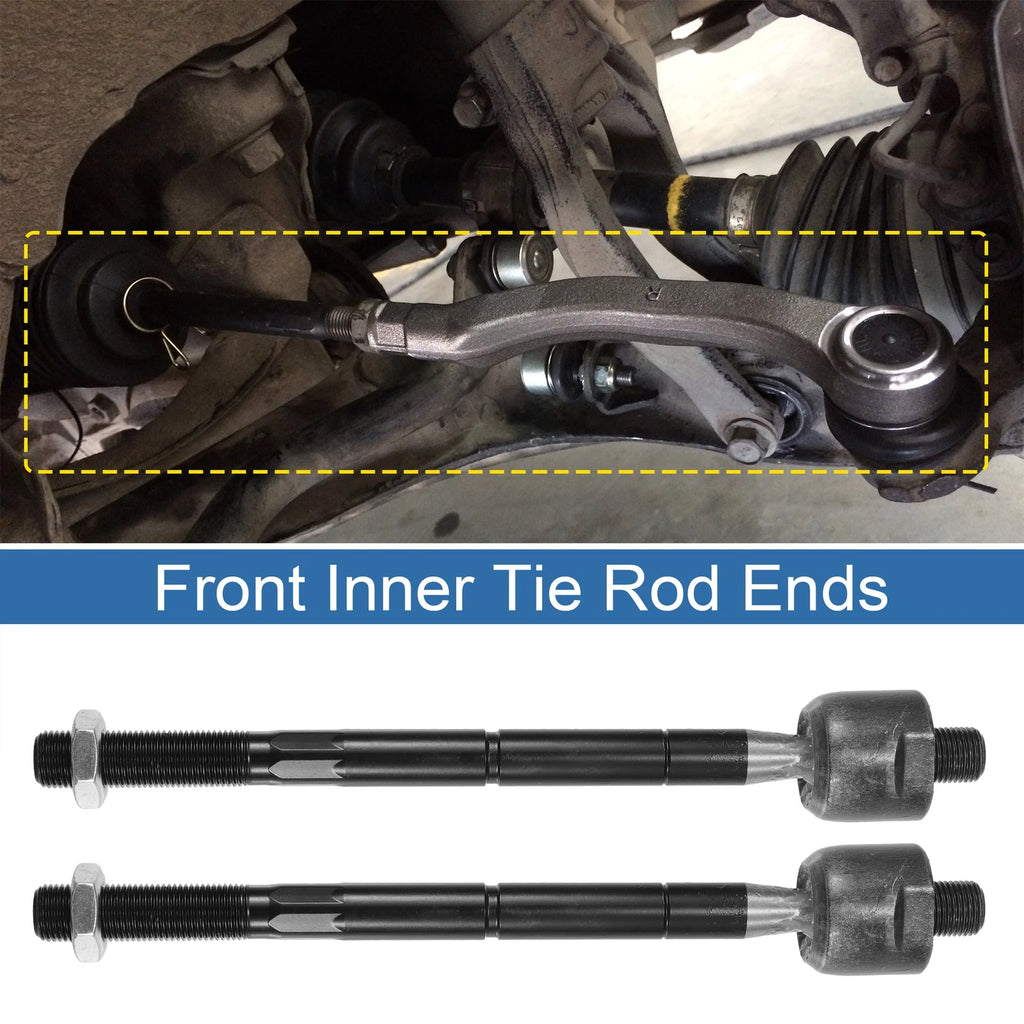 Set of 4 Front Inner Tie Rod End Links for Toyota RAV4 (2006–2018)