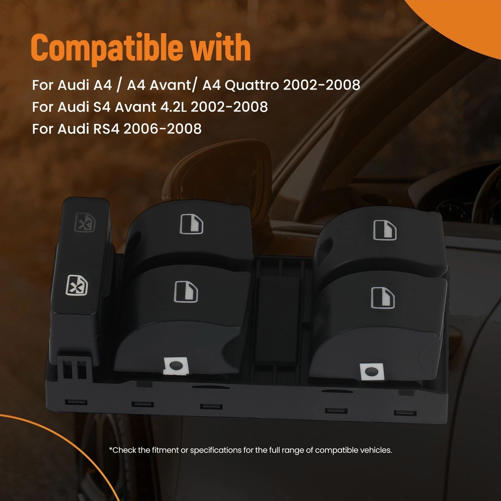 Electric Control Switch for Audi A4/Quattro (2002–2008) 8E0959851B