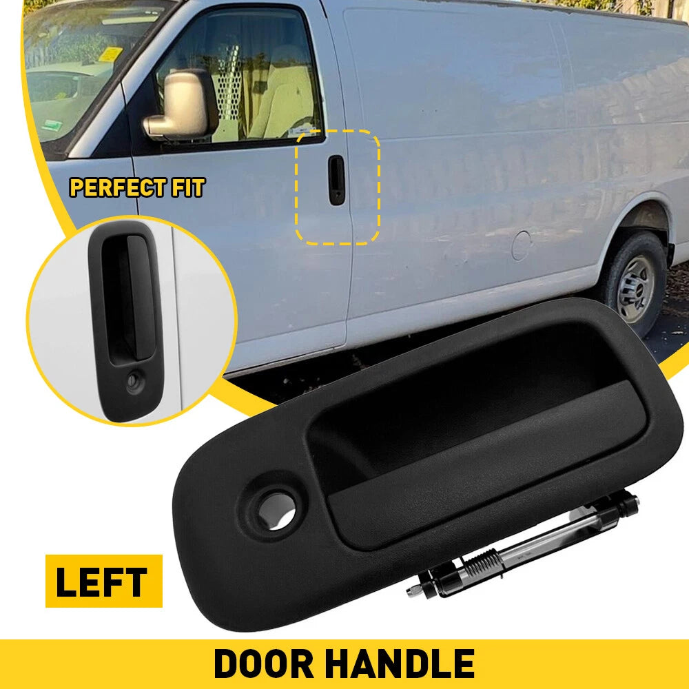 Door Handle LH Driver Side for GMC Savana Van, Chevy Express (1996–2009)