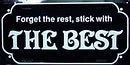 License Plate Engine Sign Decal Tag for Universal Fit