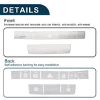 Central Control Buttons Cover Alarm Switch Sticker for Audi A6 A7 (2012–2018)
