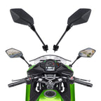 Pair Side Rear View Mirrors for Kawasaki Ninja 650R ER6F (2009–2016) Black