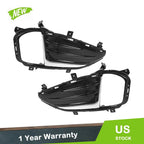 Chrome Fog Light Lamp Covers for Ford Edge (2019–2022) LH+RH Pair