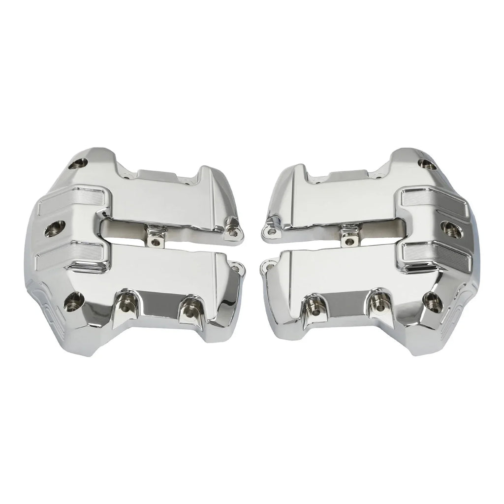 Rocker Box Covers for Harley Touring Street Road Glide 2017-2024 Chrome