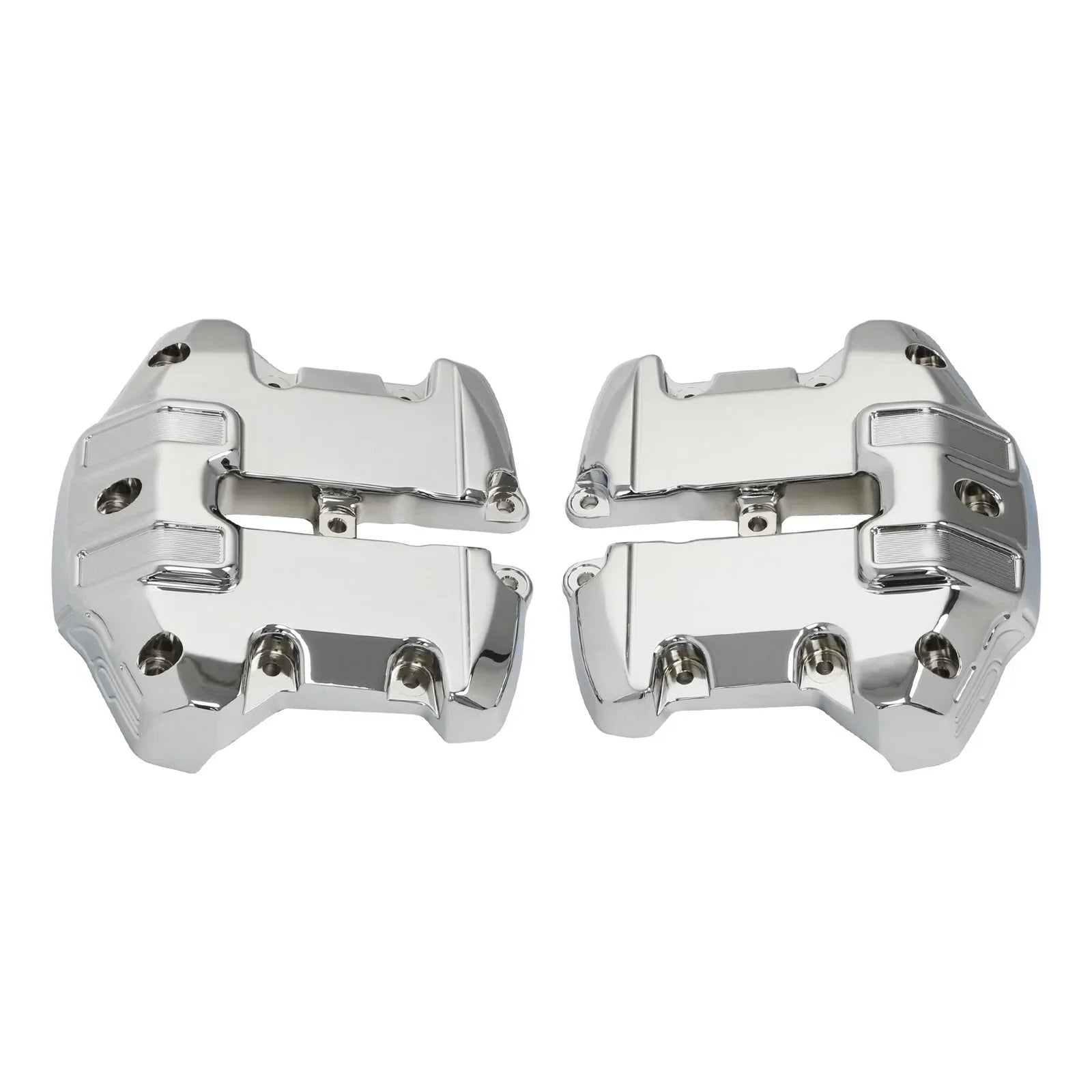 Rocker Box Covers for Harley Touring Street Road Glide 2017-2024 Chrome