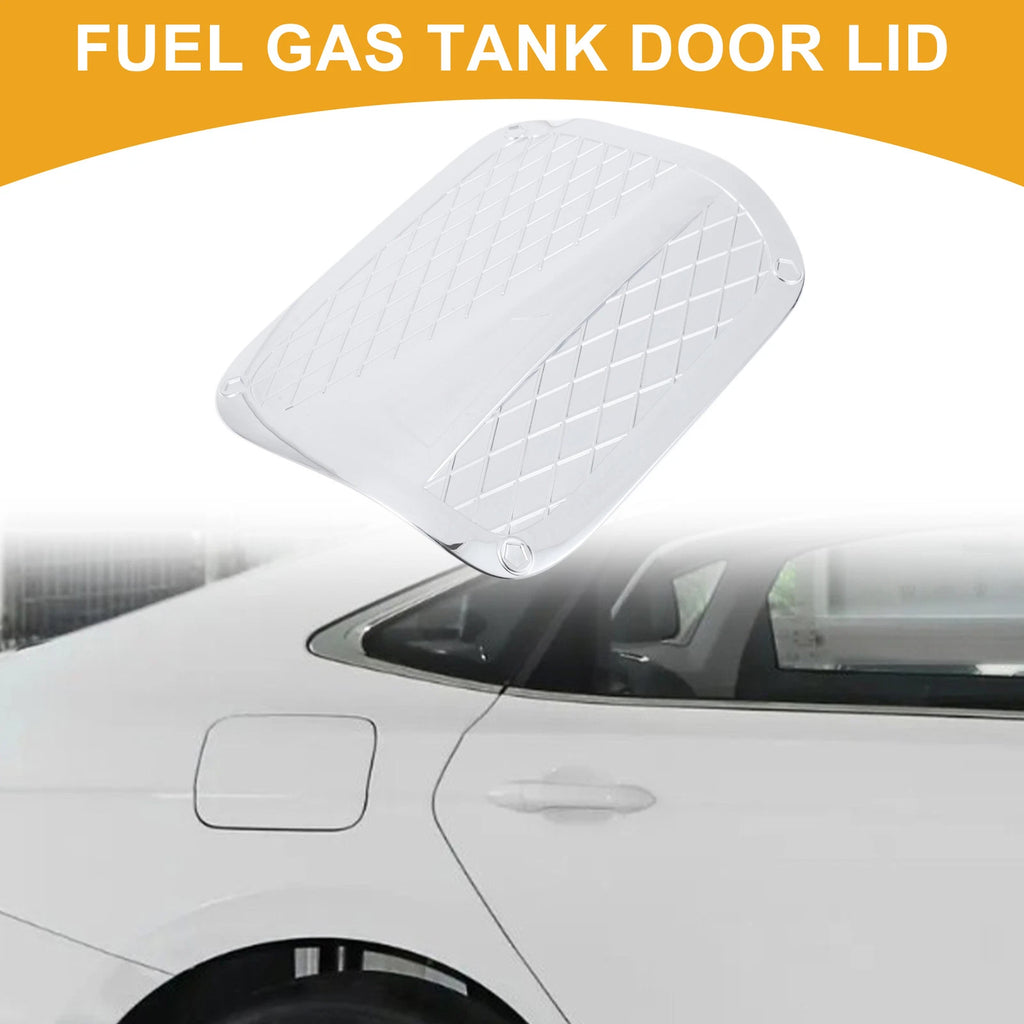 Fuel Tank Door Cap for Toyota Camry (2018–2023) Chrome Silver Tone