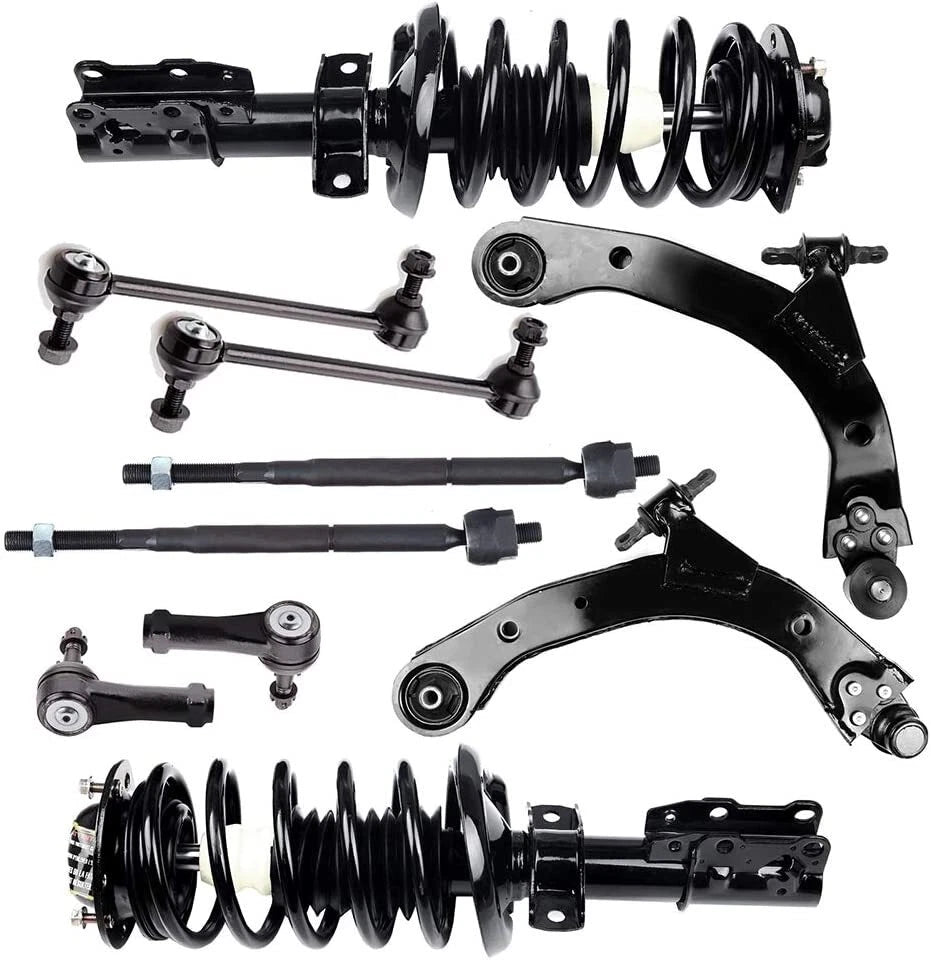 Set of 10 Complete Struts for Chevy HHR (2006–2011) & Cobalt (2005–2010)