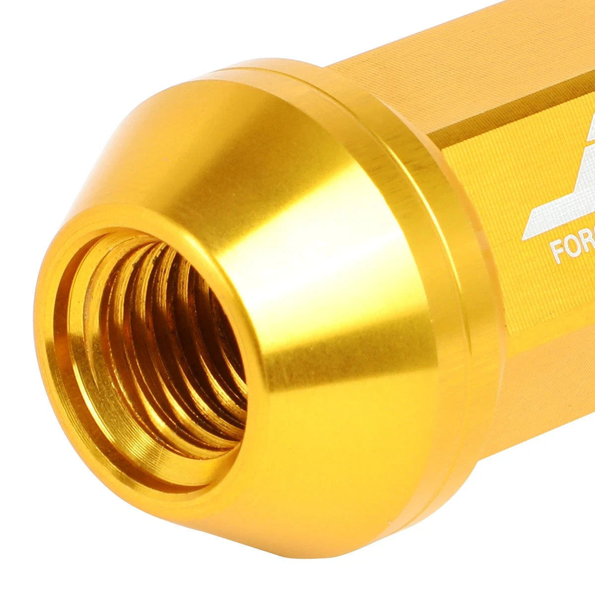 20 Pcs J2 7075 Forged Aluminum M12x1.5 Knurled Top Lug Nuts for