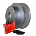Rear Brake Kit 348mm Rotors TRW Ceramic Pad Set for F-150 Mark LT (2004–2008)