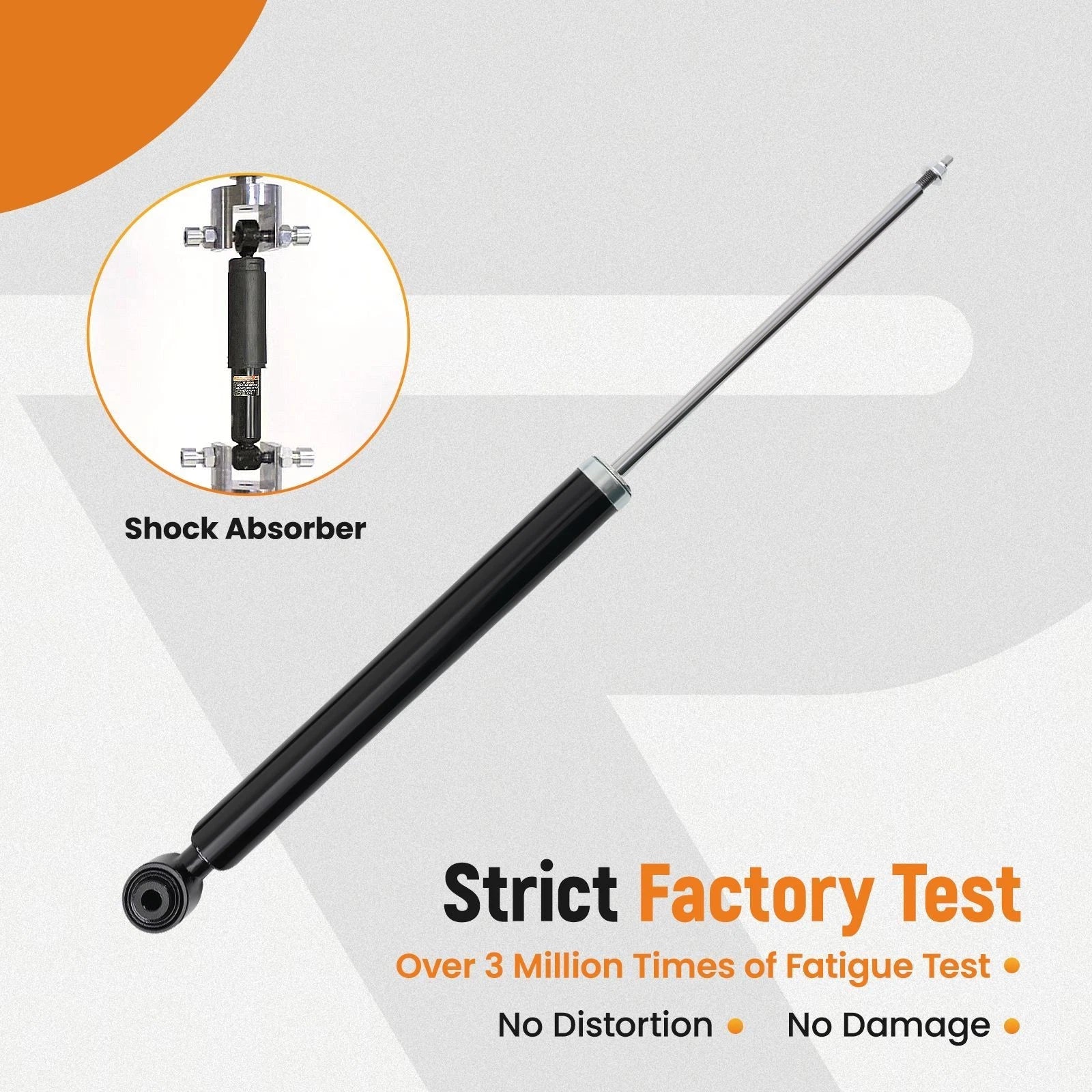 2X Rear Complete Shock Absorbers Assembly for Ford Fiesta (2011–2019) 5630