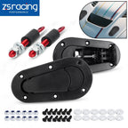 Flush Mount Quick Release Hood Latch Pin Kit for Universal Racing Car
