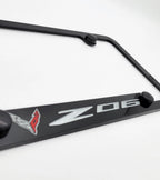 License Plate Frame Front Mount with Chevy C8 Corvette Logo for Corvette C8 Z06 (2020–2024)