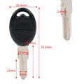 Uncut Blade Blank Key for Aprilia Tuono 1000R RSV 1000 SXV 550 SMV 750/1200