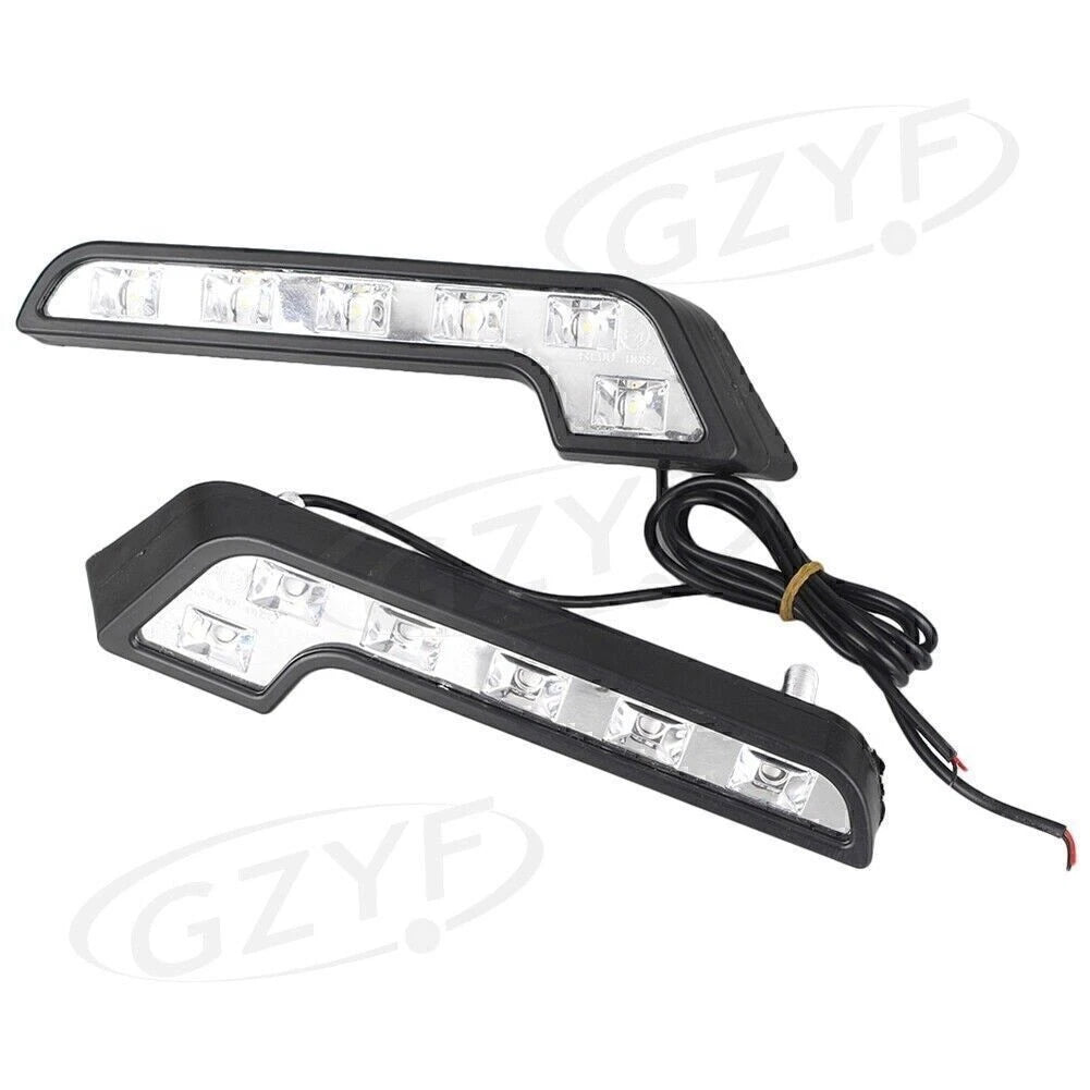 2X 6-LED Daytime Running Lights for Euro Style 7-Tube