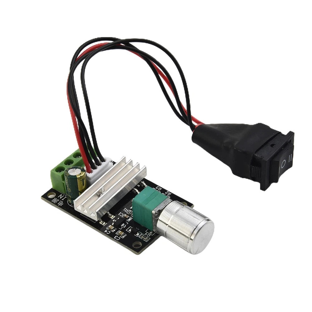 DC Motor Speed Controller for Efficient Metal Body (6-28V)